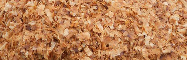 Wood chip is biomass from the wood mill.